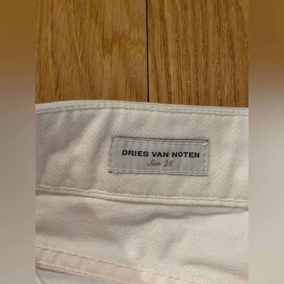 DRIES VAN NOTEN DENIM SHORT 28 button fly rigid cotton - Picture 4 of 10